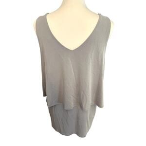 Crosby Women's Sleeveless Top Gray Large